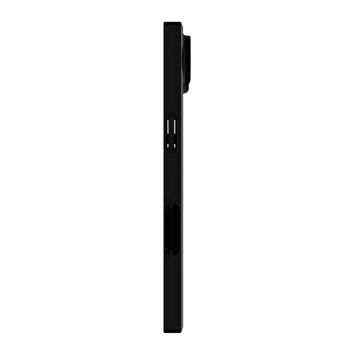iPhone Air FLAUNT Square Faux Leather MagSafe Case - Black Crocodile - 15-14612