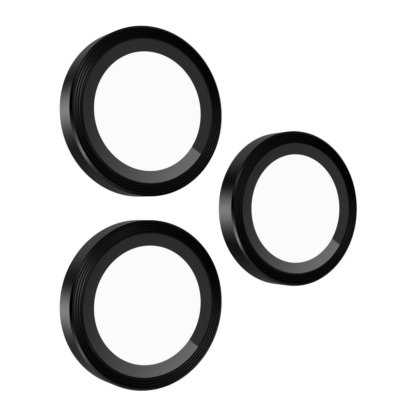 iPhone 17 Pro/Pro Max Case-Mate Aluminum Ring Lens Protectors - Black - 15-14619