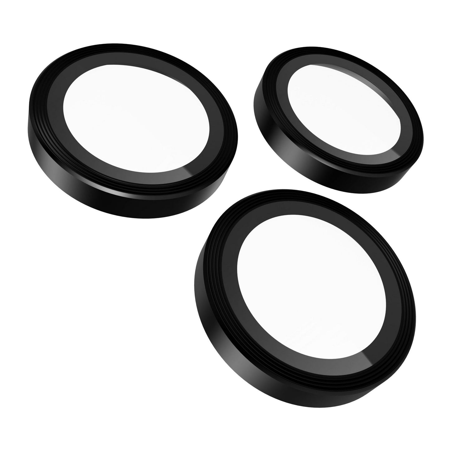 iPhone 17 Pro/Pro Max Case-Mate Aluminum Ring Lens Protectors - Black - 15-14619