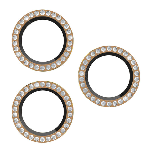 iPhone 18 Pro Max/18 Pro/17 Pro/Pro Max Kate Spade Aluminum Ring Lens Protectors - Set In Stone Gold - 15-14621