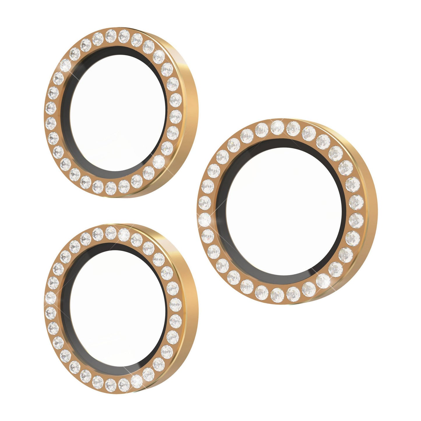 iPhone 17 Pro/Pro Max Kate Spade Aluminum Ring Lens Protectors - Set In Stone Gold - 15-14621