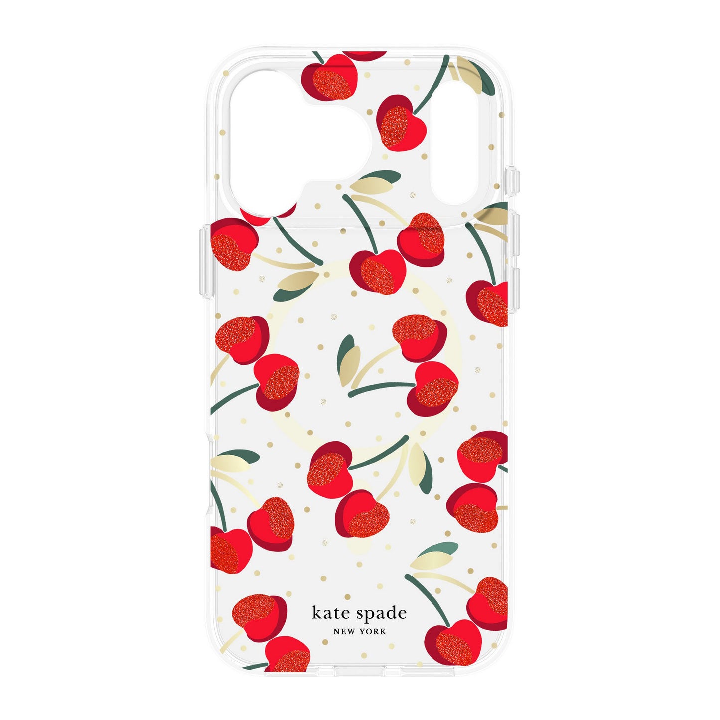 iPhone 17 Pro Max Kate Spade Protective MagSafe Case - Cherry Dot - 15-14632