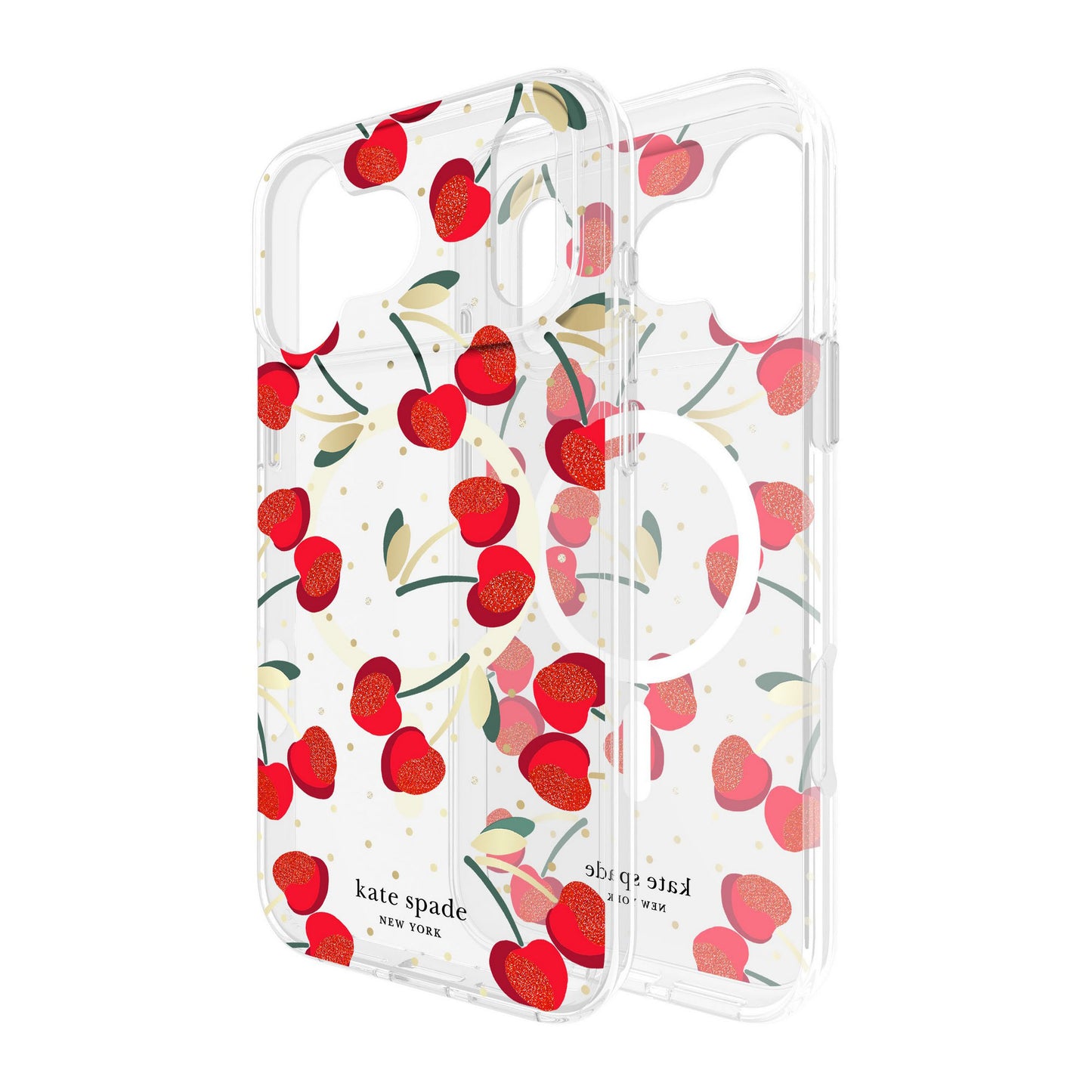 iPhone 17 Pro Max Kate Spade Protective MagSafe Case - Cherry Dot - 15-14632