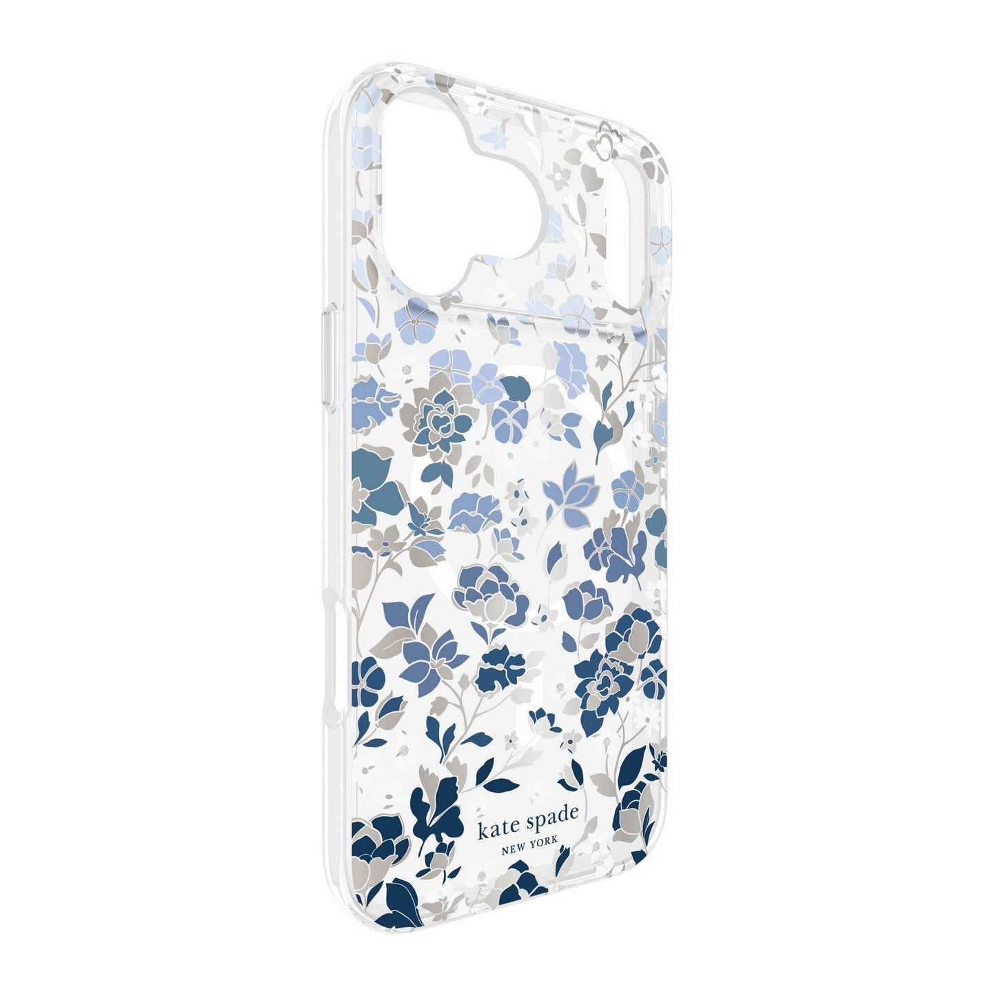 iPhone 17 Pro Max Kate Spade Protective MagSafe Case - Flowerbed Blue - 15-14634