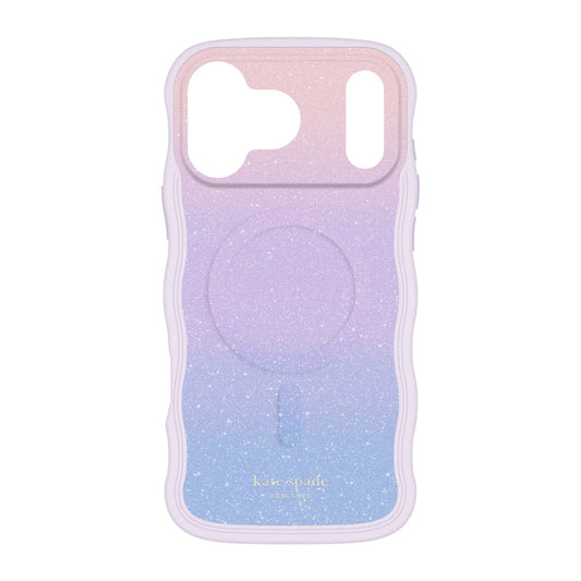 iPhone 17 Pro Max Kate Spade Wavy MagSafe Case - Opal Glitter - 15-14638