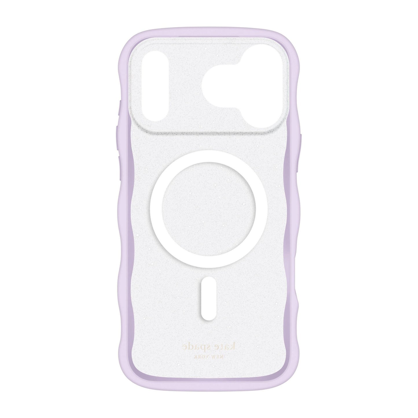 iPhone 17 Pro Max Kate Spade Wavy MagSafe Case - Opal Glitter - 15-14638