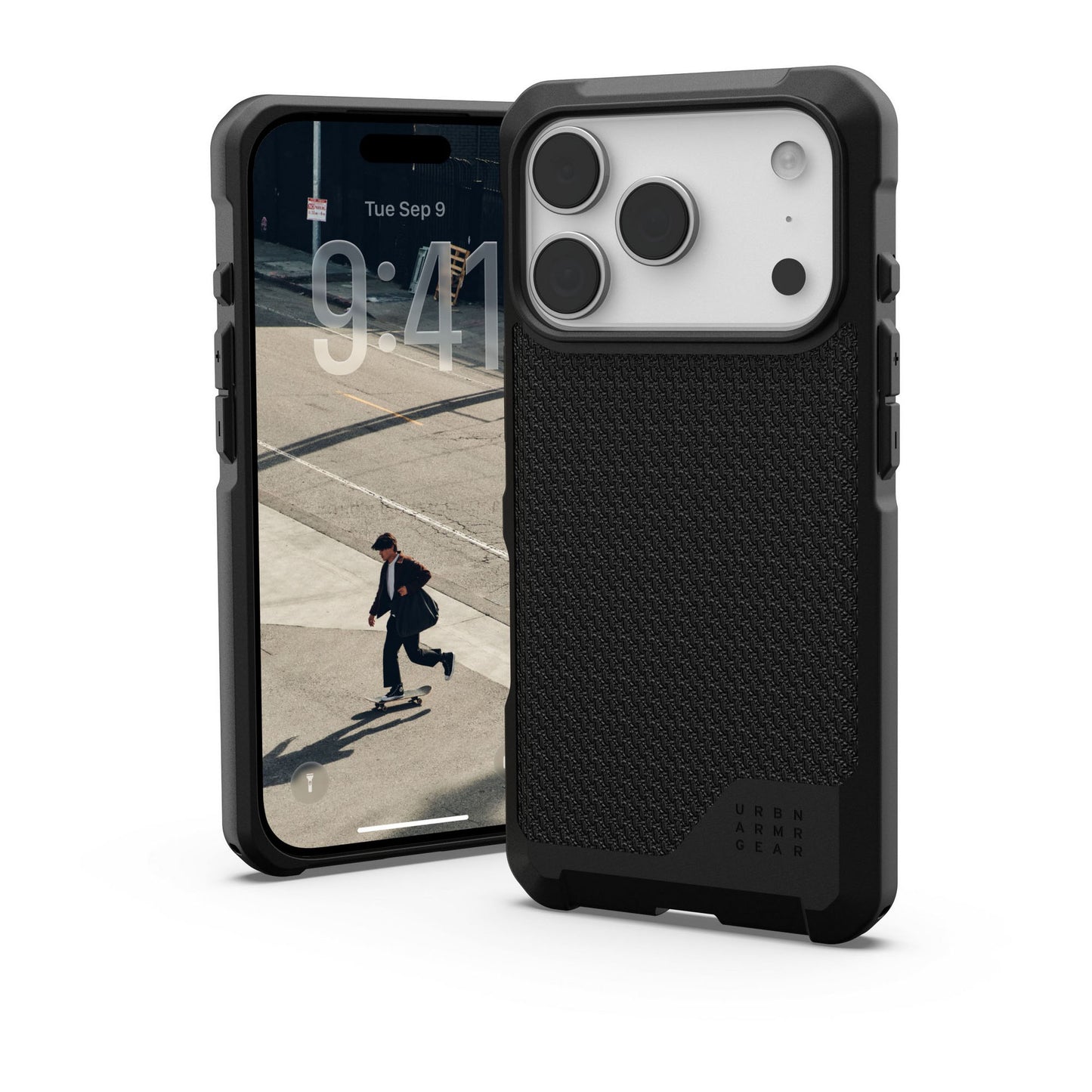 iPhone 17 Pro UAG Metropolis LT Magsafe Case - Kevlar Black - 15-14646