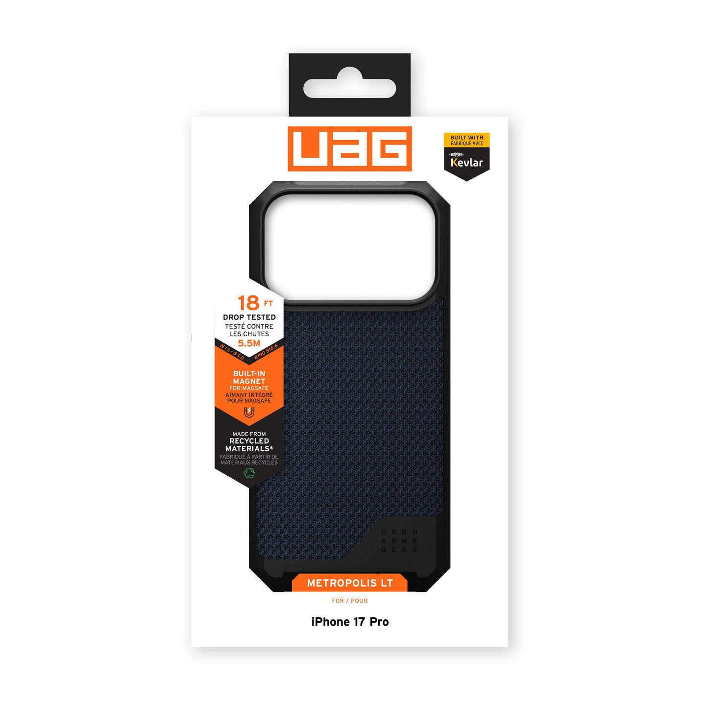 iPhone 17 Pro UAG Metropolis LT Magsafe Case - Kevlar Mallard - 15-14647