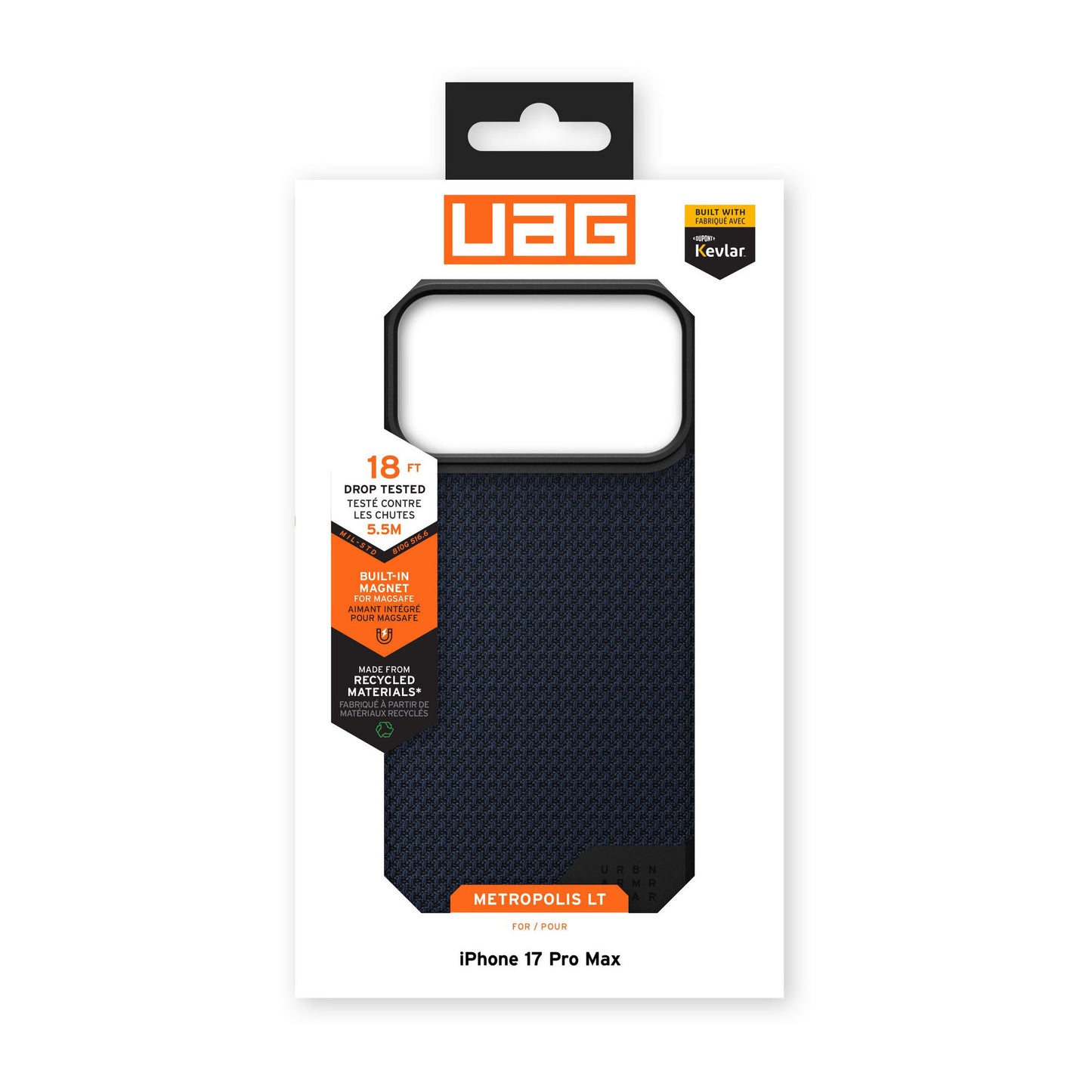 iPhone 17 Pro Max UAG Metropolis LT Magsafe Case - Kevlar Mallard - 15-14653