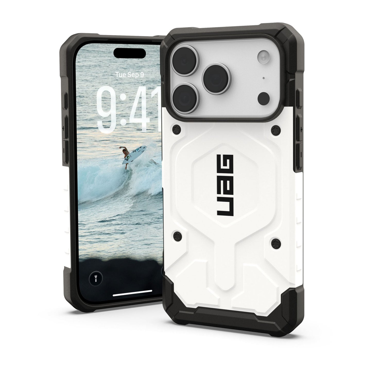 iPhone 17 Pro UAG Pathfinder MagSafe Case - White - 15-14654