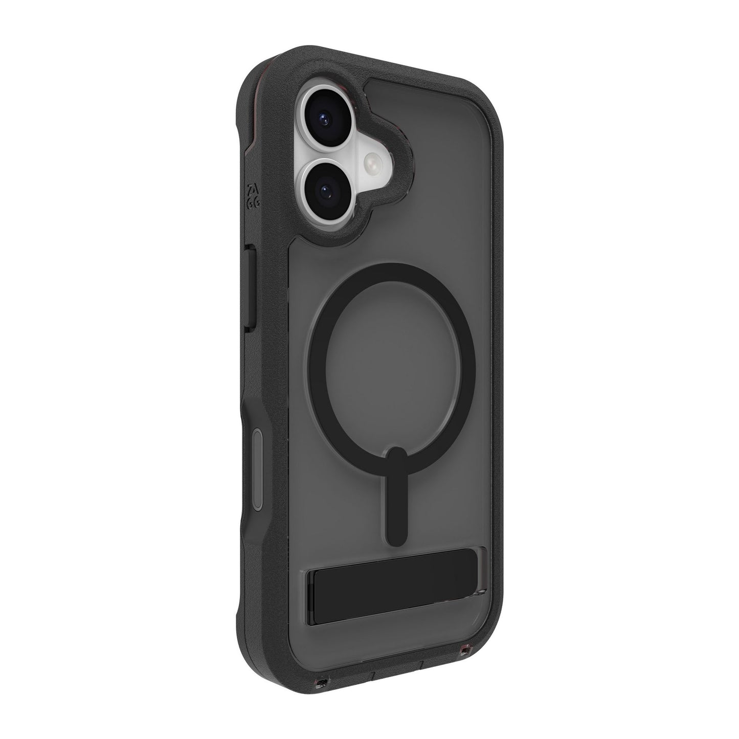 iPhone 17 ZAGG Graphene Rainier Snap Kickstand Case - Smoke Black - 15-14670