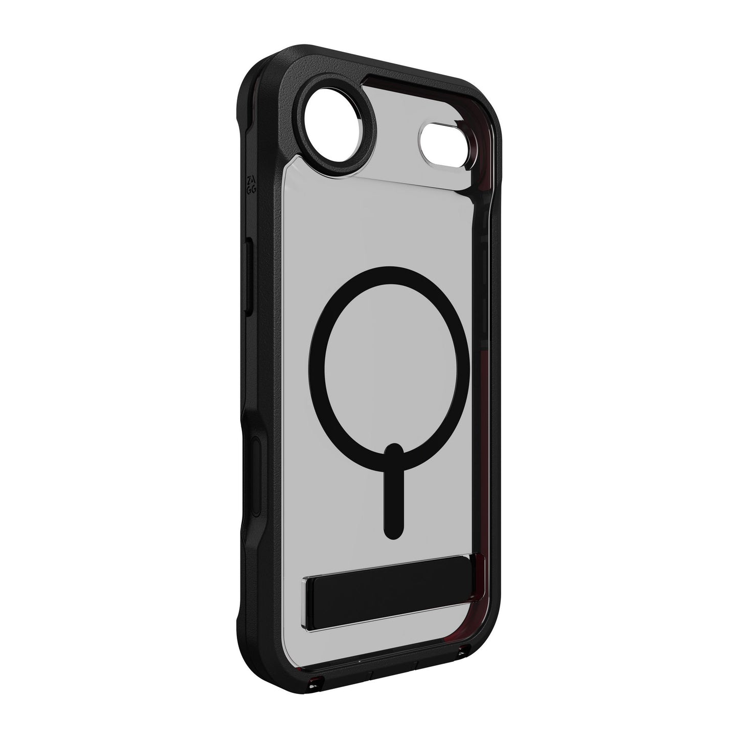 iPhone Air ZAGG Graphene Rainier Snap Kickstand Case - Smoke Black - 15-14691
