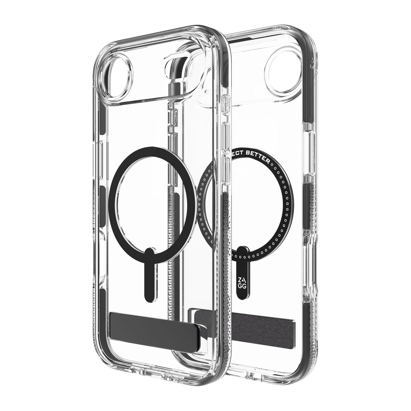 iPhone Air ZAGG Graphene Santa Cruz Snap Kickstand Case - Black - 15-14692
