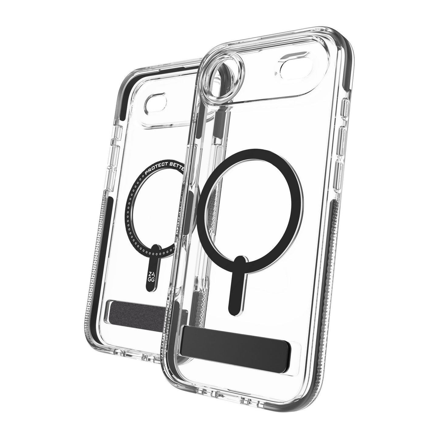 iPhone Air ZAGG Graphene Santa Cruz Snap Kickstand Case - Black - 15-14692