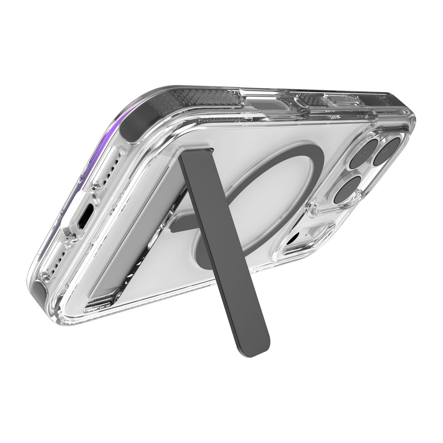 iPhone 17 Pro ZAGG Graphene Santa Cruz Snap Kickstand Case - Black - 15-14709