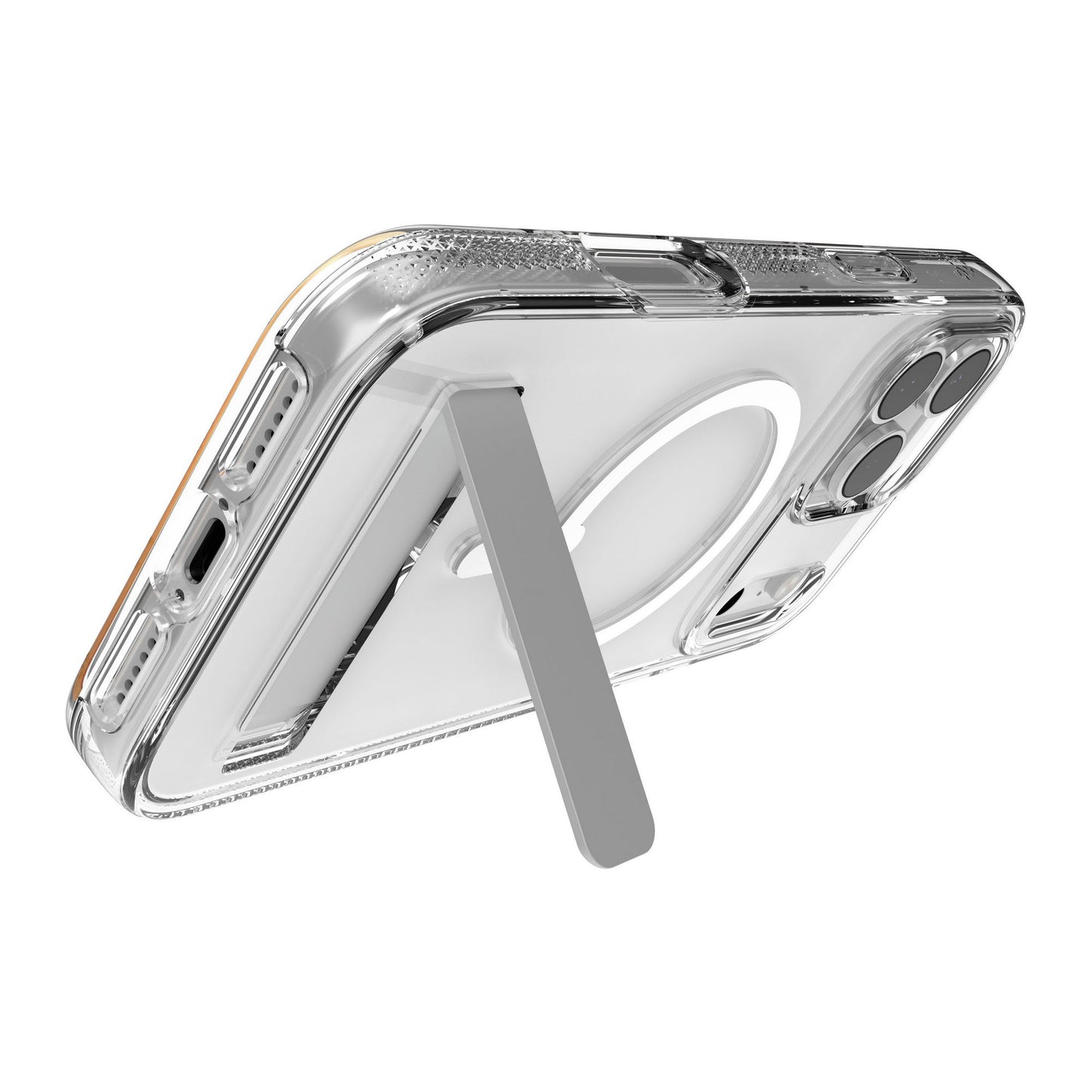 iPhone 17 Pro Max ZAGG Graphene Crystal Palace Snap Kickstand Case - Clear - 15-14717