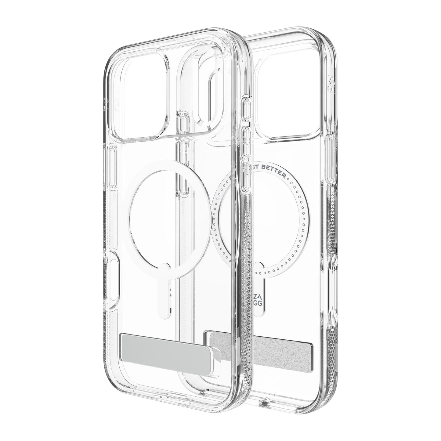 iPhone 17 Pro Max ZAGG Graphene Crystal Palace Snap Kickstand Case - Clear - 15-14717