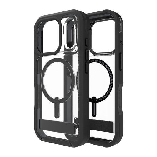 iPhone 17 Pro ZAGG Graphene Rainier Snap Kickstand Case -  Black - 15-14720
