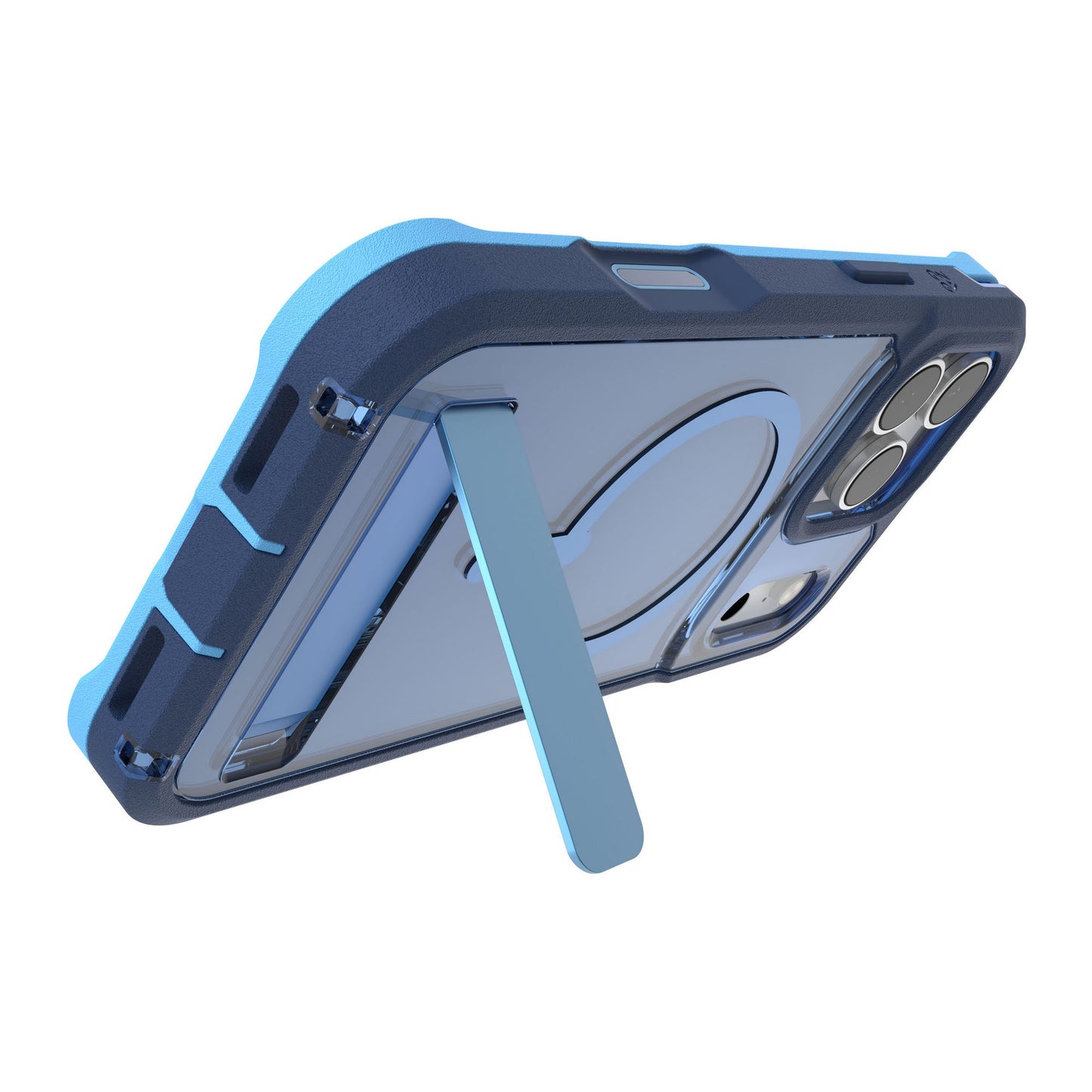 iPhone 17 Pro Max ZAGG Graphene Rainier Snap Kickstand Case - Cobalt Horizon - 15-14723