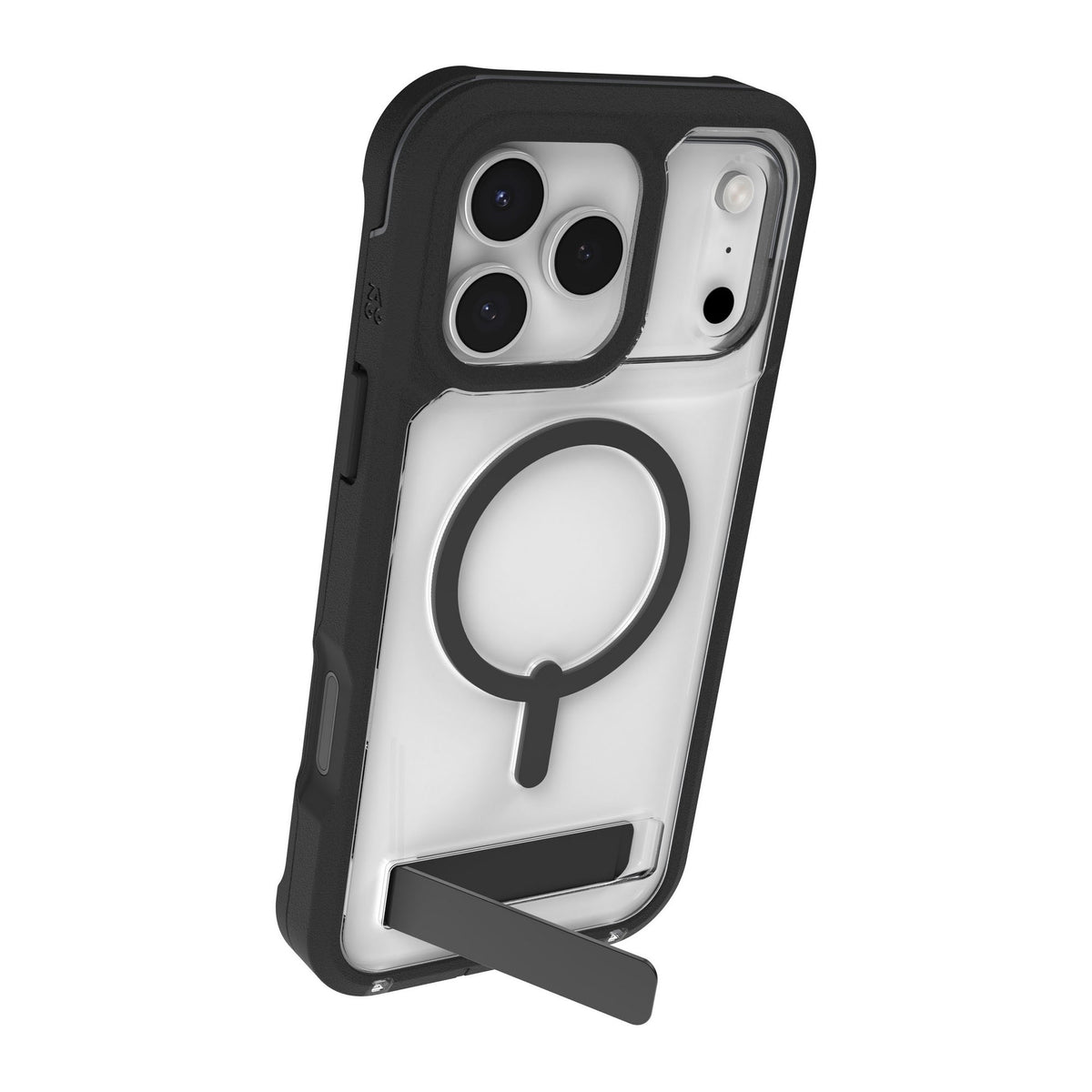 iPhone 18 Pro Max/17 Pro Max ZAGG Graphene Rainier Snap Kickstand Case -  Clear/Black - 15-14729