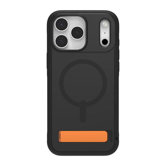 iPhone 17 Pro Max ZAGG Graphene Sedona Snap Kickstand Case - Flood Black/Orange - 15-14731