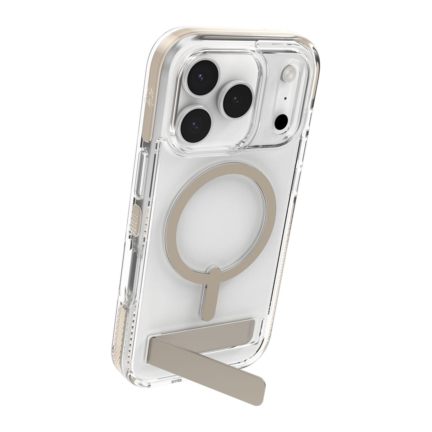 iPhone 17 Pro ZAGG Graphene Santa Cruz Snap Kickstand Case - Titanium - 15-14747