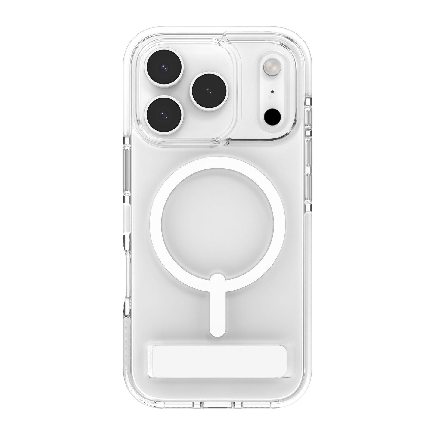 iPhone 17 Pro ZAGG Graphene Santa Cruz Snap Kickstand Case - White - 15-14748