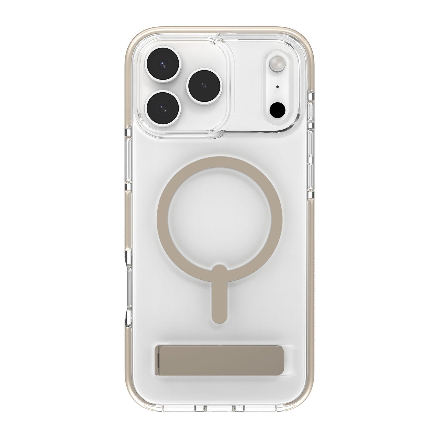 iPhone 17 Pro Max ZAGG Graphene Santa Cruz Snap Kickstand Case - Titanium - 15-14749