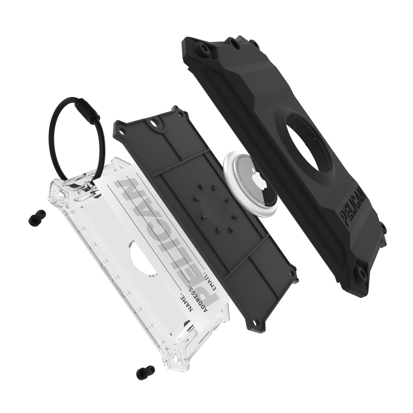 Apple AirTag Pelican Protector Luggage Tag - Black - 15-14756