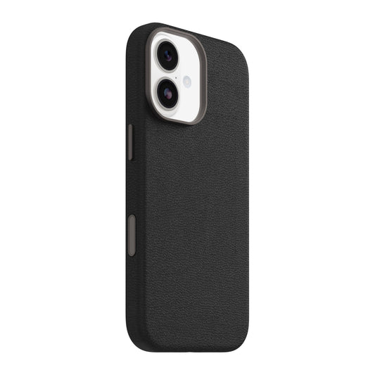 iPhone 17 Otterbox Symmetry Cactus Leather w/MagSafe + Camera Control Case - Noir Ash - 15-14778