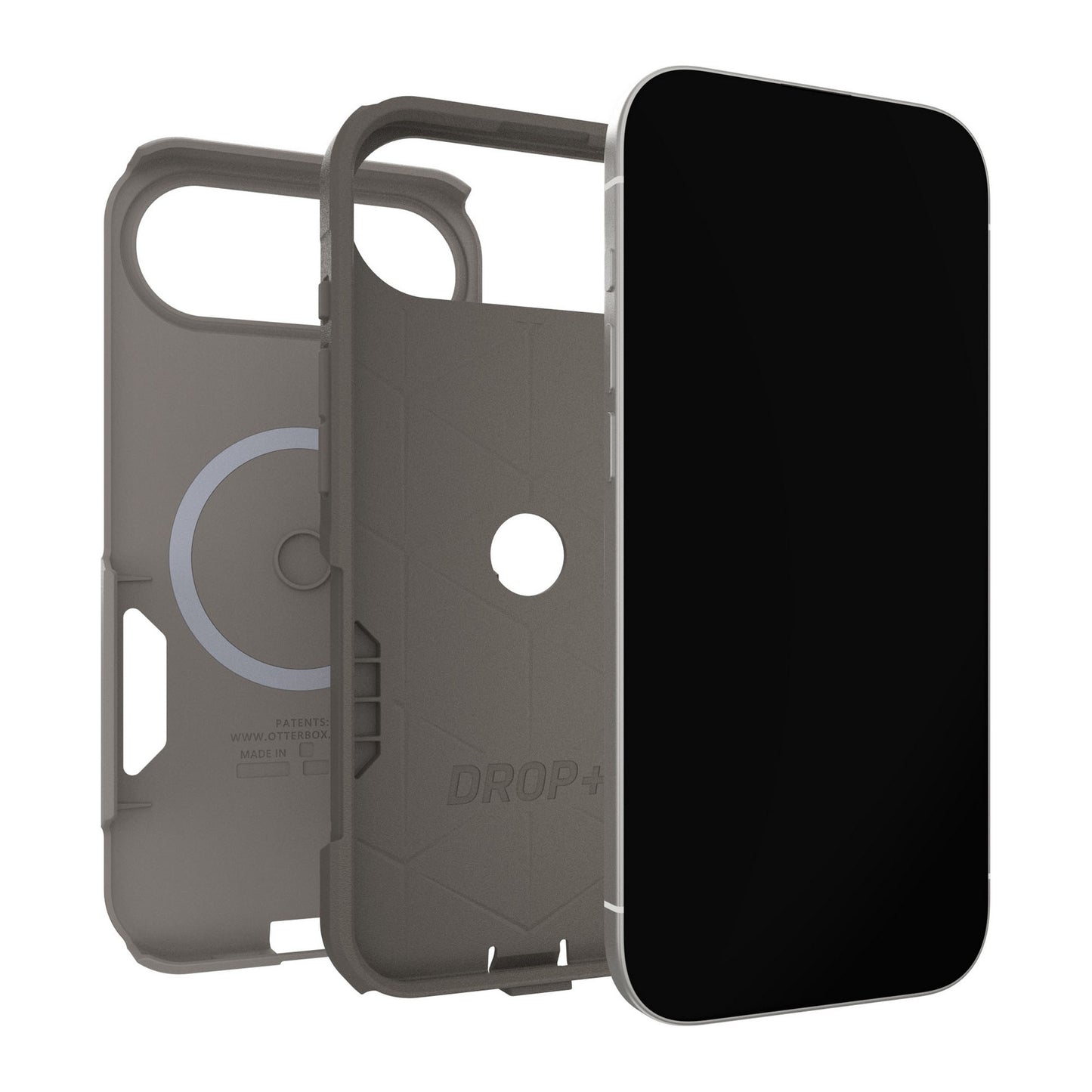 iPhone Air Otterbox Commuter w/MagSafe + Camera Control Case - Grey Comfort - 15-14792