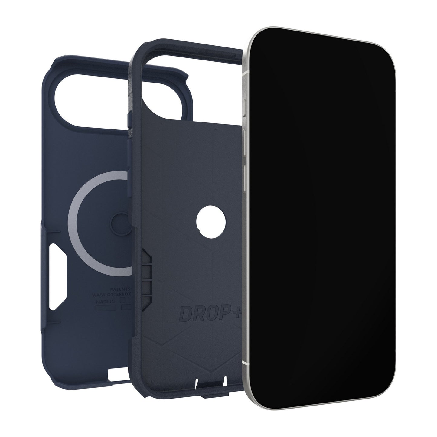 iPhone Air Otterbox Commuter w/MagSafe + Camera Control Case - Blue Sentiment - 15-14793