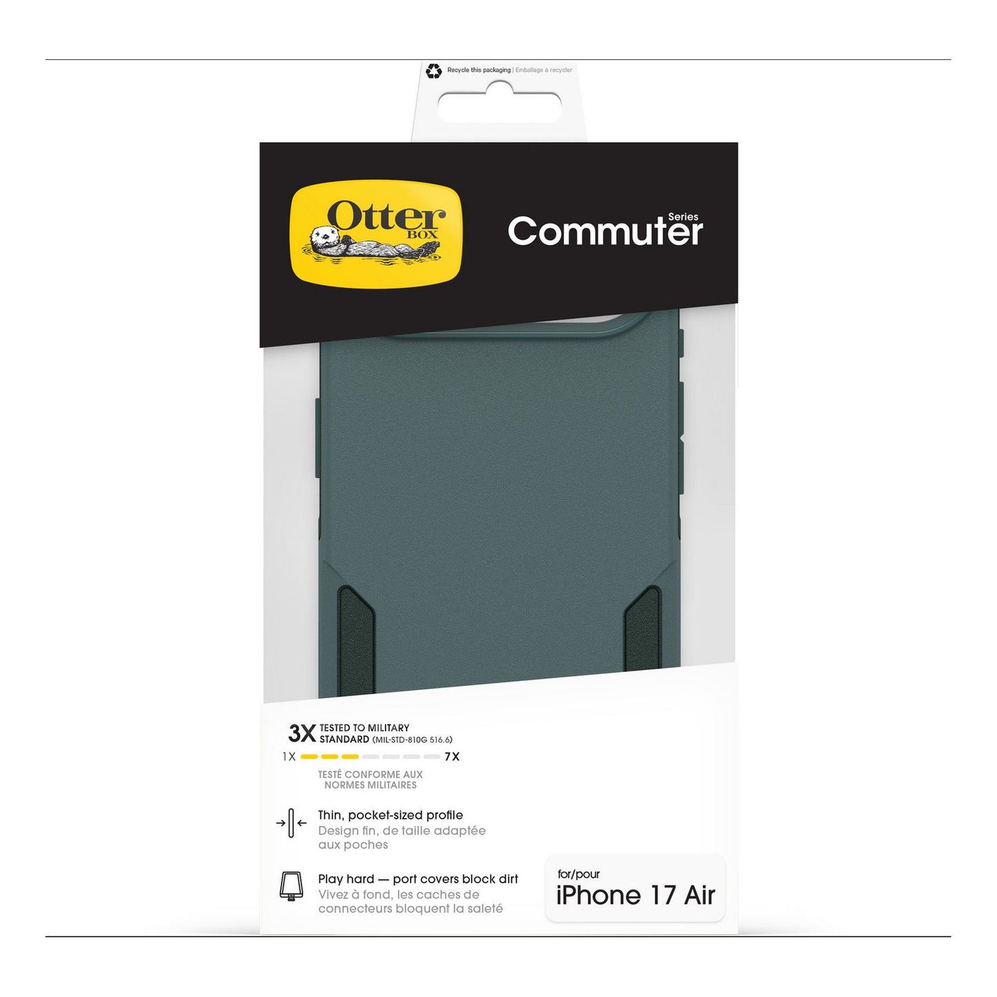 iPhone Air Otterbox Commuter w/MagSafe + Camera Control Case - Sagebrush Green - 15-14794
