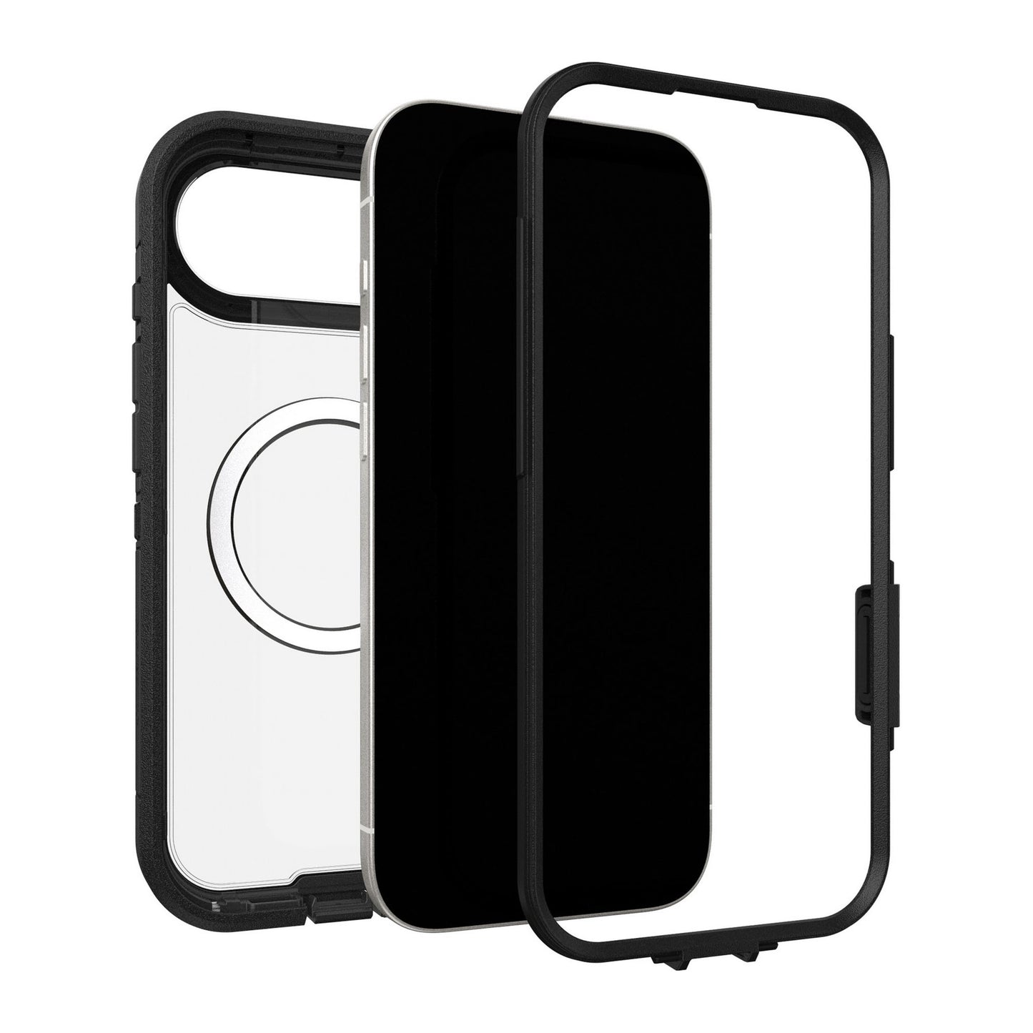 iPhone Air Otterbox Defender Pro XT w/MagSafe + Camera Control Case - Black - Dark Side - 15-14798