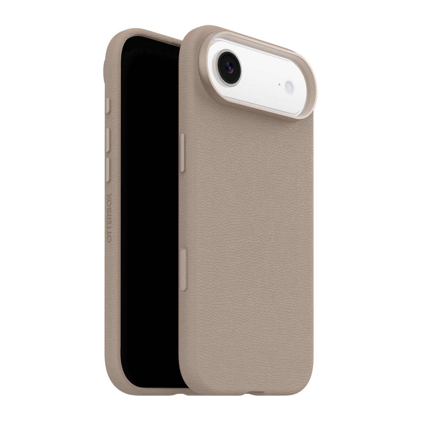 iPhone Air Otterbox Symmetry Cactus Leather w/MagSafe + Camera Control Case - Grey Comfort - 15-14805