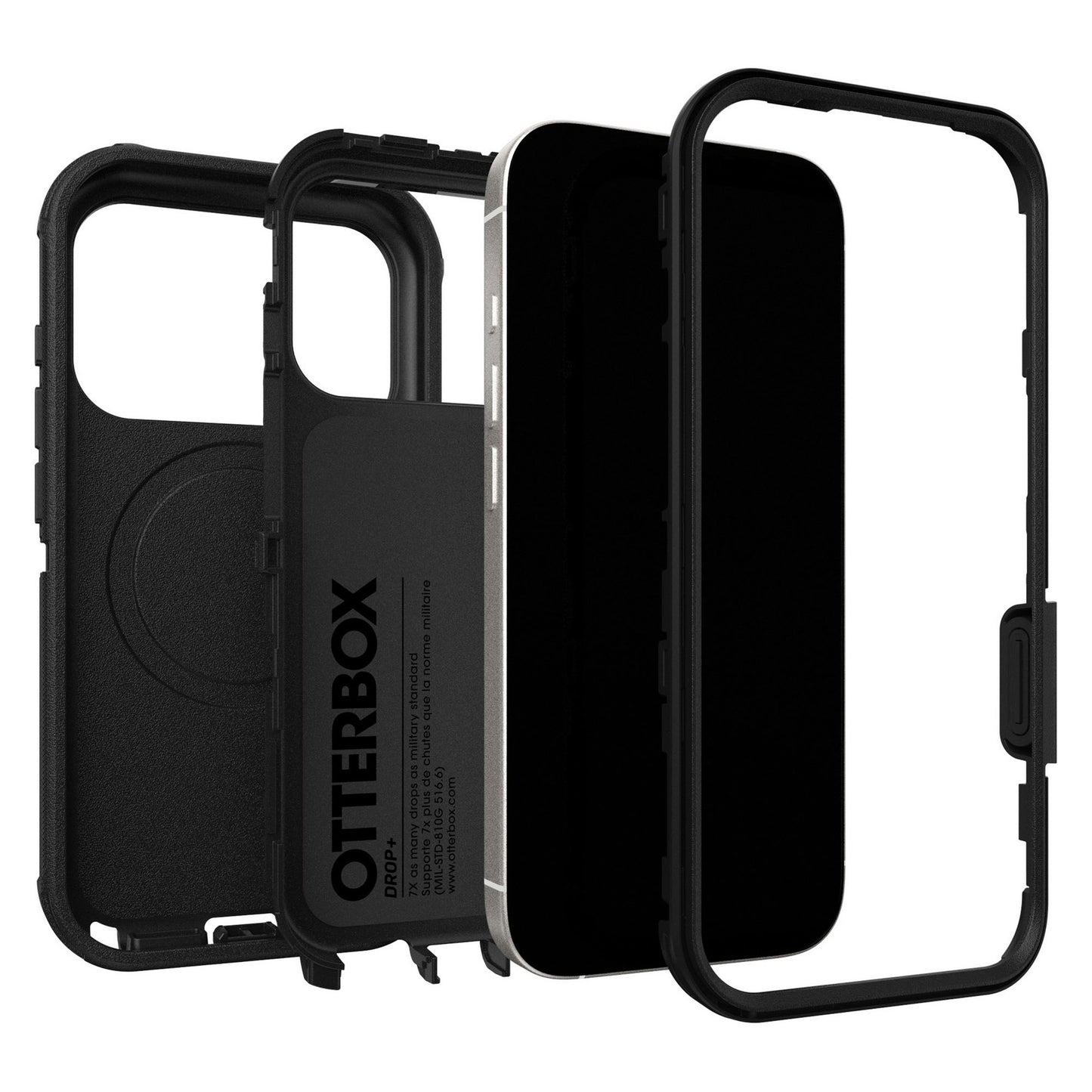 iPhone 17 Pro Otterbox Defender Pro w/MagSafe + Camera Control Case - Black - 15-14819