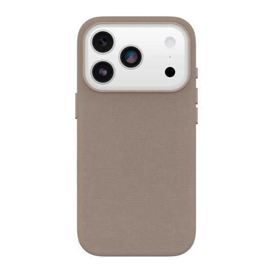 iPhone 17 Pro Otterbox Symmetry Cactus Leather w/MagSafe + Camera Control Case - Grey Comfort - 15-14831