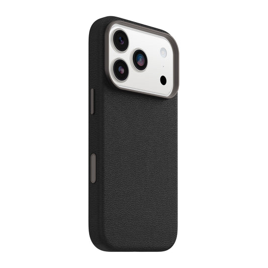 iPhone 17 Pro Otterbox Symmetry Cactus Leather w/MagSafe + Camera Control Case - Noir Ash - 15-14833