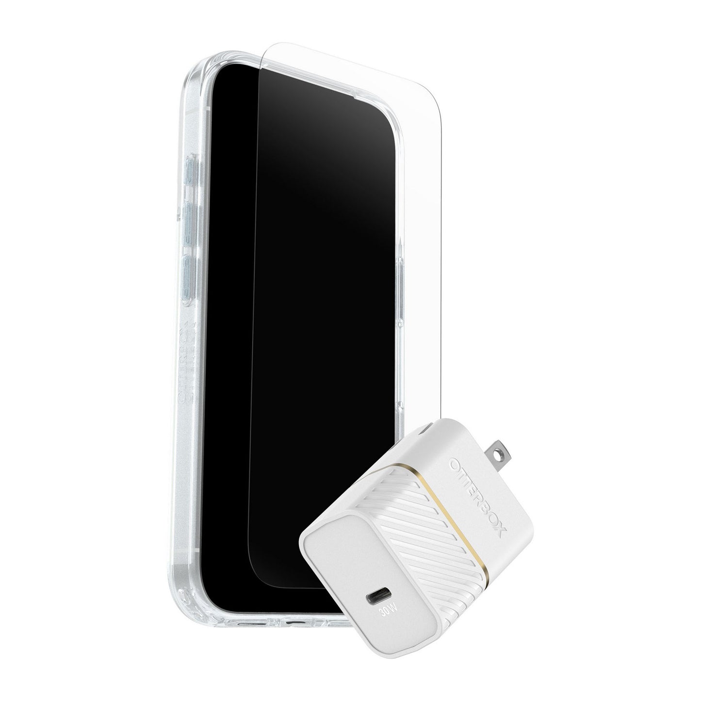 iPhone 17 Pro Otterbox Symmetry w/Magsafe - Protection + Power Kit Bundle - Clear - 15-14835