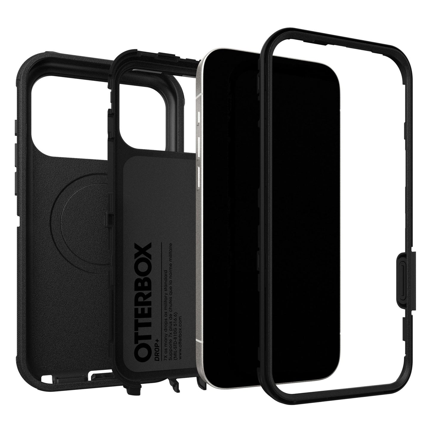 iPhone 17 Pro Max Otterbox Defender Pro w/MagSafe + Camera Control Case - Black - 15-14853