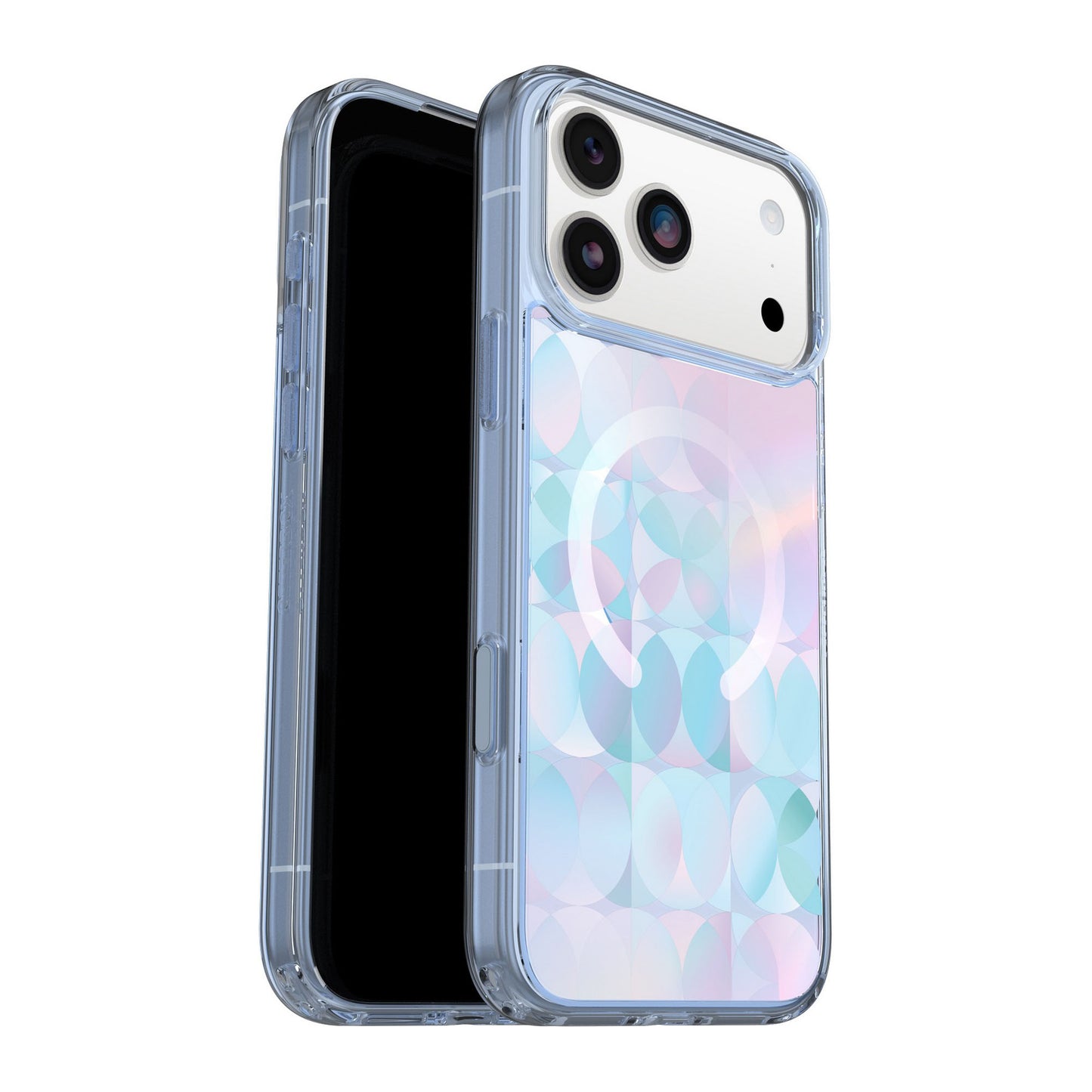 iPhone 17 Pro Max Otterbox Symmetry Clear w/MagSafe + Camera Control Case - Opal Prism - 15-14874