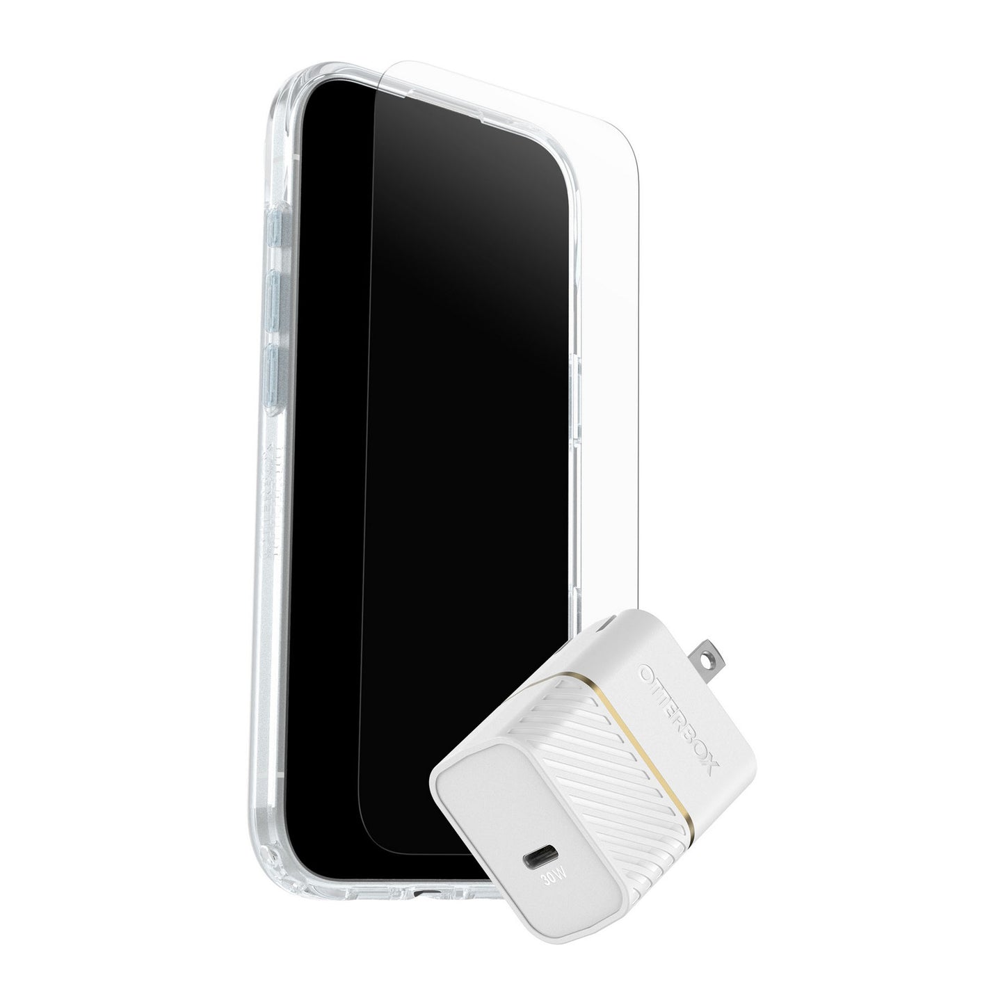 iPhone Air Otterbox Symmetry w/Magsafe - Protection + Power Kit Bundle - Clear - 15-14889