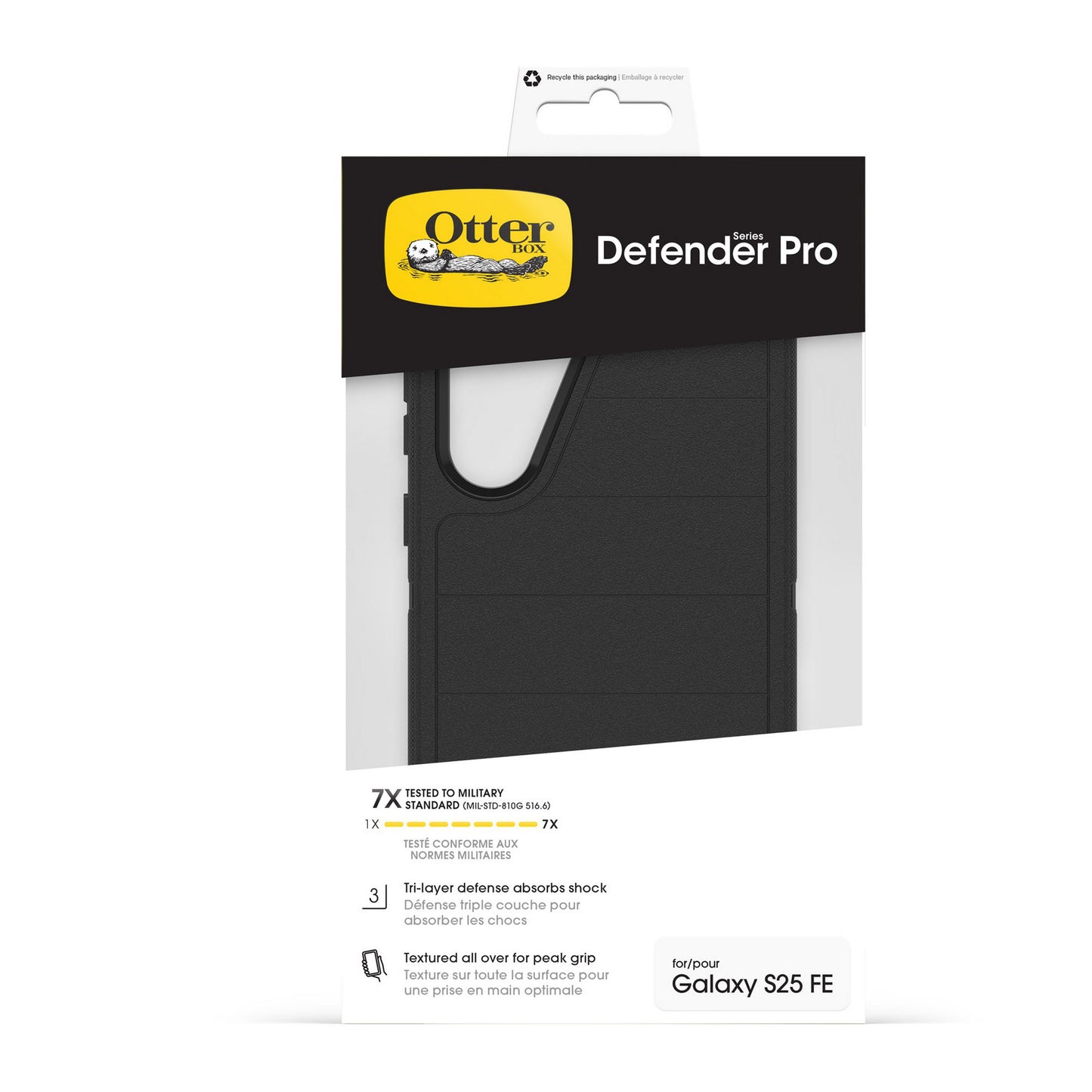 Samsung Galaxy S25 FE Otterbox Defender Pro Case - Black - 15-14941