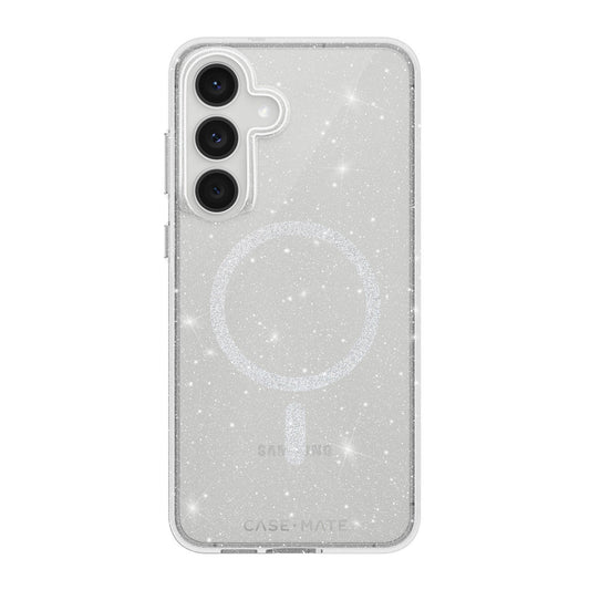 Samsung Galaxy S25 FE Case-Mate Sheer Twinkle Case w/Magnets - Silver - 15-14952