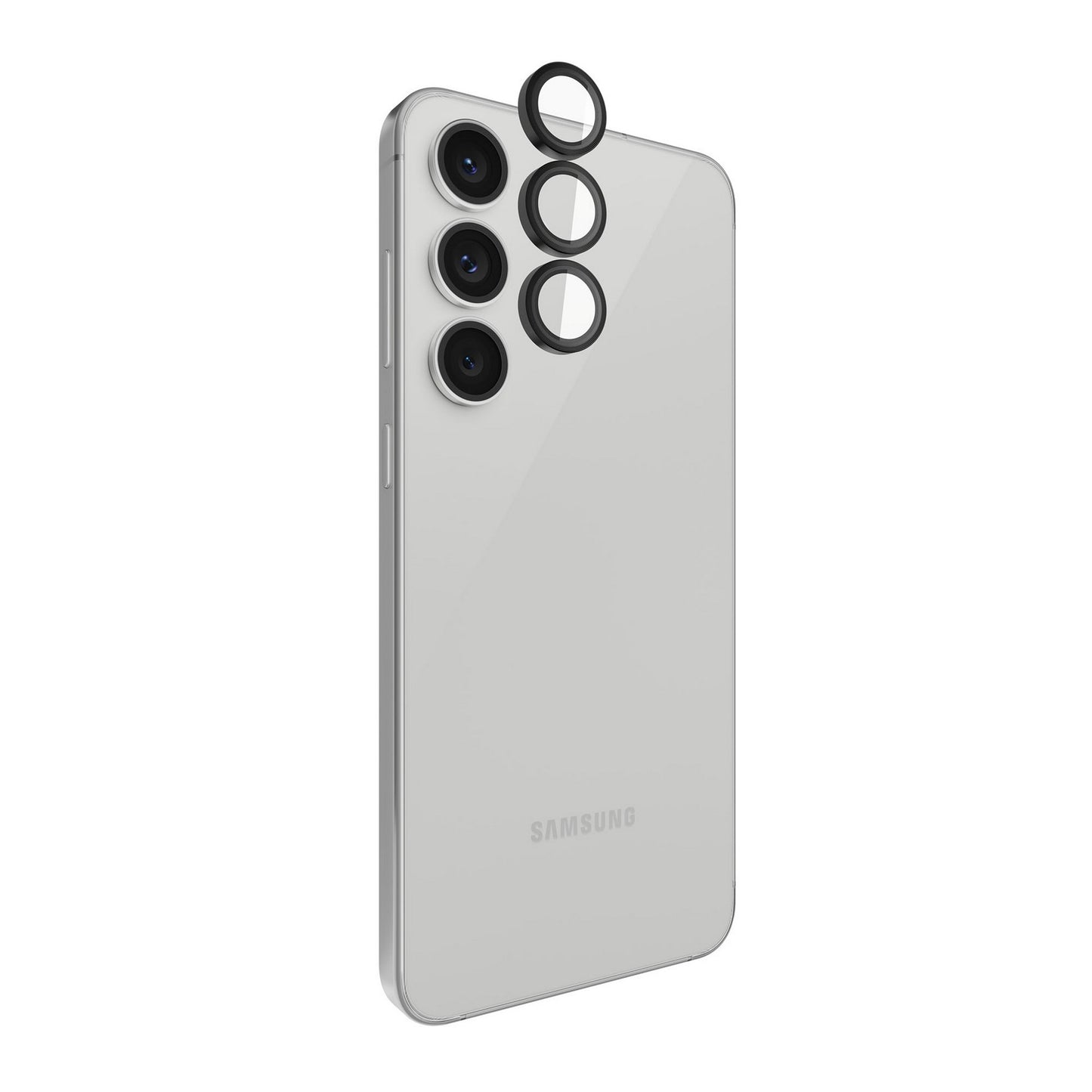 Samsung Galaxy S25 FE Case-Mate Aluminum Ring Lens Protectors - Black - 15-14954
