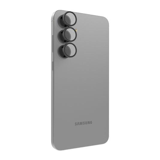 Samsung Galaxy S25 FE ZAGG InvisibleShield Glass Elite Camera Rings Lens Protector - Black - 15-14983