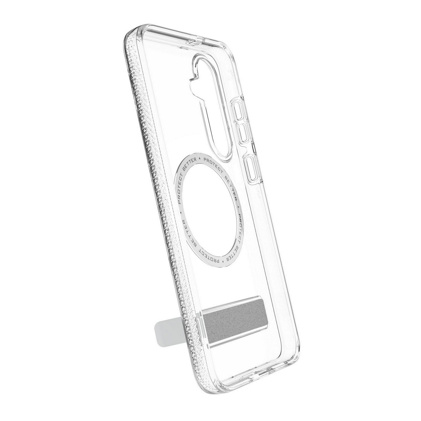 Samsung Galaxy S25 FE ZAGG Graphene Crystal Palace Snap Kickstand Case - Clear - 15-14985
