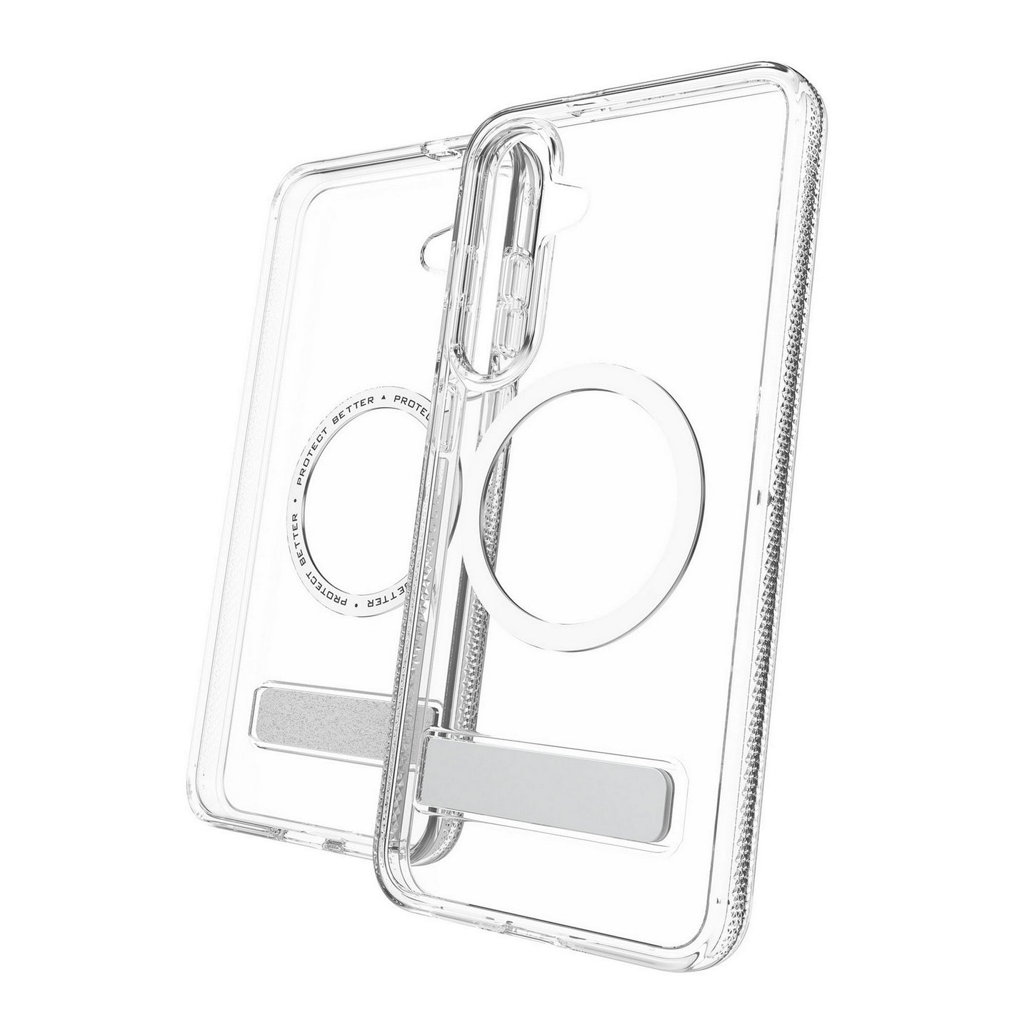 Samsung Galaxy S25 FE ZAGG Graphene Crystal Palace Snap Kickstand Case - Clear - 15-14985