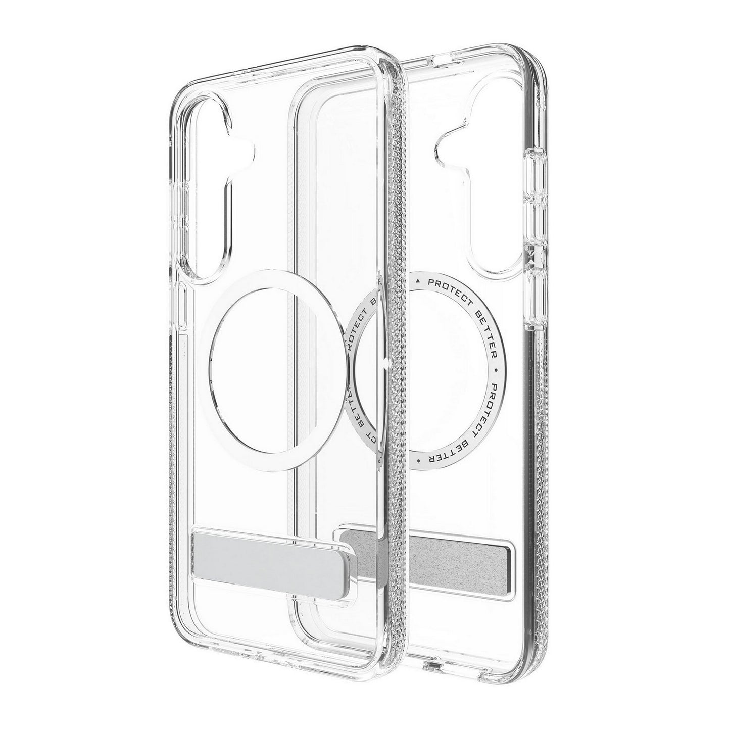 Samsung Galaxy S25 FE ZAGG Graphene Crystal Palace Snap Kickstand Case - Clear - 15-14985