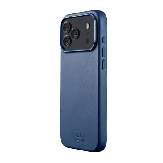 iPhone 17 Pro Max Mujjo Full Leather w/MagSafe Case - Basalt - 15-15007